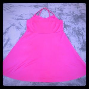 Empire Waist Spaghetti Strap Fit and Flare Dress